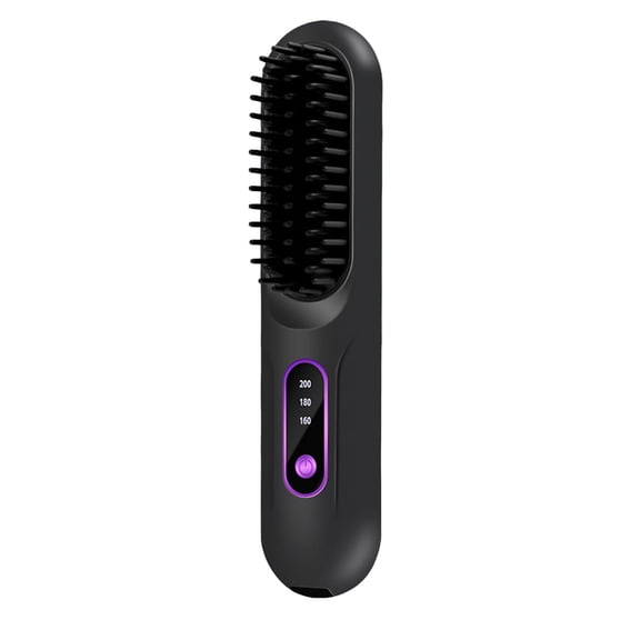 Cordless Hair Straightener Brush 2026 Upgrade 3 Temps for Travel