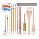 thumbnail image 1 of 15pcs Pottery Glaze Brushes Paint Brushes Set, 1 of 5