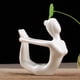 thumbnail image 2 of Estatua elegante de figura decorativa para mesa, ideal para decoración de hogar y jardín, bodas. 9x3.5x9cm, 2 of 5