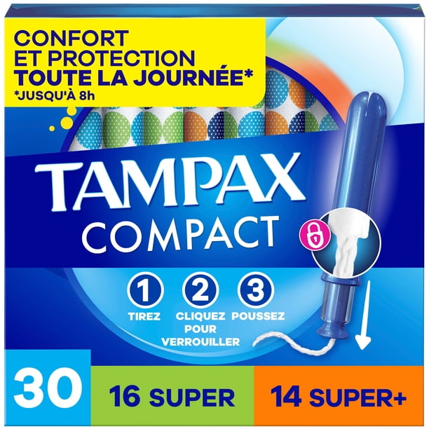 Tampax Compact Pearl Tampons Multipack, with LeakGuard Braid