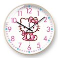 thumbnail image 3 of Hello kitty-reloj silencioso de estilo occidental para habitación de niños, reloj creativo de animación de dibujos animados, hora automática, onda de radio, 3 of 5