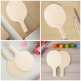 thumbnail image 6 of LULULION 6Pcs Blank Wooden Table Tennis Paddle Kit Unfinished Grip for Crafting, 6 of 7