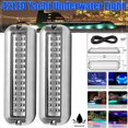 thumbnail image 5 of 2PCS 42LED Yacht Underwater Light Stainless Steel Marine Boat Lamp Underwater Lamp IP68 Waterproof, 5 of 5