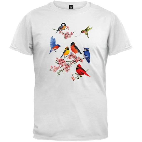Songbirds of America White T-Shirt - 2X-Large