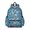 Football and Golfball Blue Pattern, variant on Football and Hockeyball Green Pattern Cute School Backpack with Padded Back and Adjustable Shoulder Straps 13.4"x11"x4.7"
