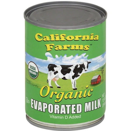 California Organic Evaporated Milk, 12 oz, (Pack of (Best Organic Milk In California)
