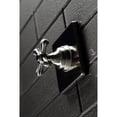 thumbnail image 3 of Kingston Brass KS3048AX Single-Handle Three-Way Diverter Valve with Square Trim Kit in Brushed Nickel, 3 of 9