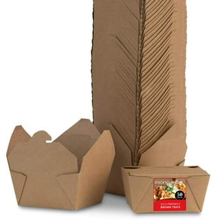 Teo World - 50-Pack Paper Bags, Kids Paperboard Snack Cup - Collapsible Disposab