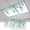 Green, variant on Teal Ombre Botanical Magnetic Fluorescent Light Covers for Ceiling Lights 2 x 4 Feet, Watercolor Pastoral Leaf Office Classroom Kitchen Drop Ceiling Light Covers Lighting Filters Shade Panel 4 Packs
