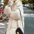 thumbnail image 4 of Puntoco Chaqueta de Mujer Cremalleras con Capucha Sólidas Mediano y Largo Plazo Suelta Manga Larga Blusa cálida Chaquetas de Abrigo Liquidación de Navidad Puntoco Puntoco-836, 4 of 5