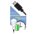thumbnail image 1 of 2X Luz Solar LED PortáTil 15W Bombilla LED LáMpara USB Recargable con EnergíA Solar Exterior / Interior Viaje Camping JardíN Luz, 1 of 5