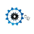 thumbnail image 1 of Toystoory Desviador trasero aleación de aluminio 12T peso ligero multicolor polea rodamiento de rodillos desviadores reducción de fricción Ciclismo Azul 12T, 1 of 6