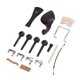 thumbnail image 5 of Kit De Accesorios Para Violín, Que No Se Decolora, Reduce El Desgaste, Completo, Elegante, Kit Universal De Accesorios Para Violín De ébano Y Metal Para Mantenimiento, 5 of 7