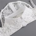 thumbnail image 1 of Cuello falso de solapa de pie coreano para mujer, bordado de cuello falso, blusa de media camisa, collares falsos, suéter, camisa, collares desmontables, 1 of 4