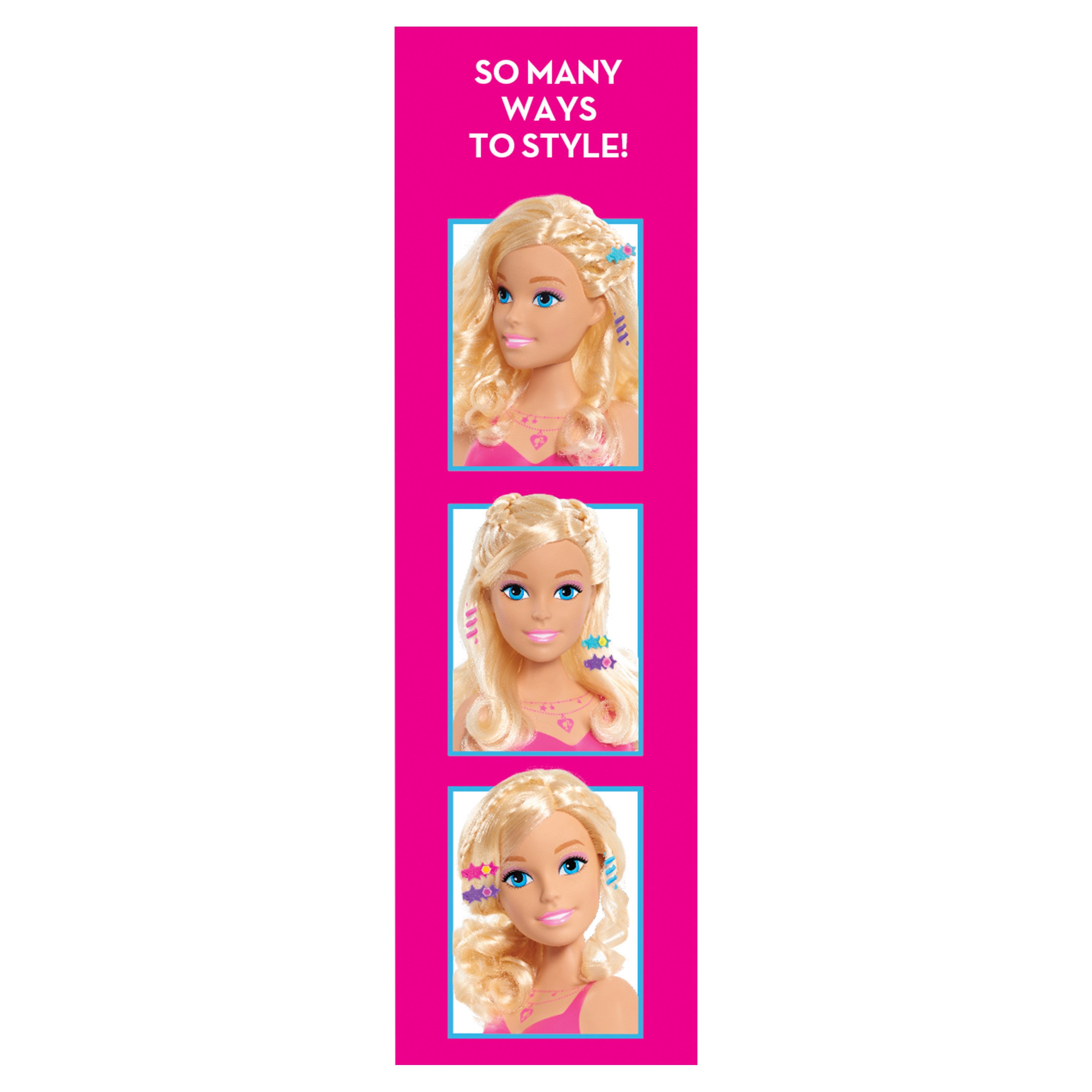 Just Play Barbie Fashionistas 20 Piece Styling Head for Kids, Blonde Hair, Preschool Ages 3 up - image 4 of 6