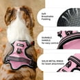 thumbnail image 6 of Astarin Dog Harness No Pull, Small Dog Harness with 2 Leash Clips, Adjustable Soft Padded Dog Vest with Easy Control Handle, Reflective No Choke Pet Vest Harness, Pink, XS, 6 of 8