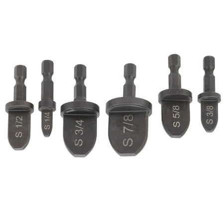

6Pcs Tube Expander Bearing Steel Hex Handle Air Conditioner Copper Pipe Swaging Tool Set