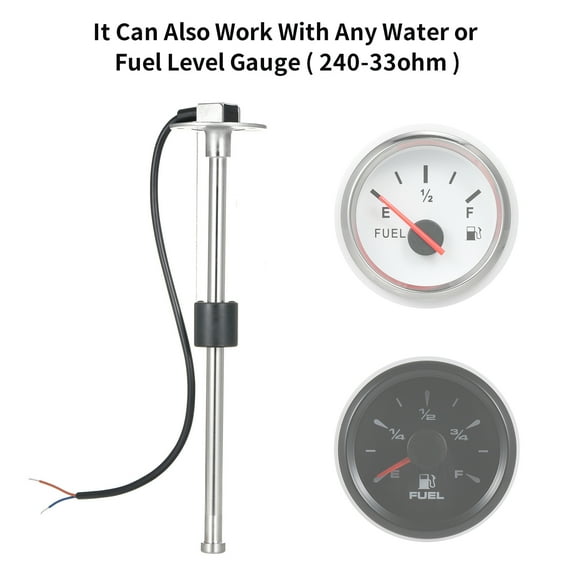 Fuel Marine Fuel Sending Unit Boat Fuel Tank Sender Fuel Water Level Sensor Stainless Steel Fuel Sender Unit 240-33ohm For Boat Car Truck RV