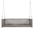 thumbnail image 4 of Jins & Vico Acacia Wood Porch Swing with Hardware and Manual, Gray, 4 of 9