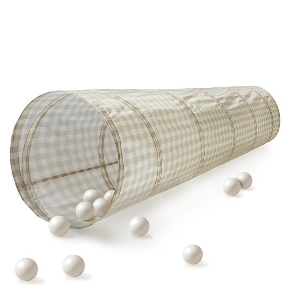 Play Tunnel 3 Sprouts, plegable, con tela reciclada