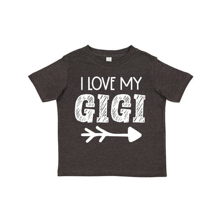 

Inktastic I Love My Gigi with Arrow Gift Toddler Boy or Toddler Girl T-Shirt