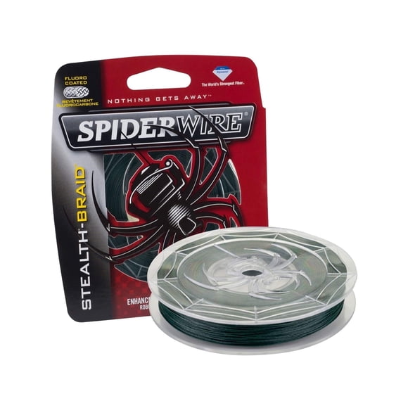 SpiderWire Stealth Superline verde musgo 40 lb | 18,1 kg 300 yardas | Sedal trenzado de 274 m adecuado para entornos de agua dulce y salada