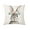 Gray, variant on RoamHome Easter Bunny Floral Print Pillow Cover, 18x18 Inch Linen Cushion Case for Sofa Couch Bed, Spring Easter Home Decor & Festive Holiday Decoration