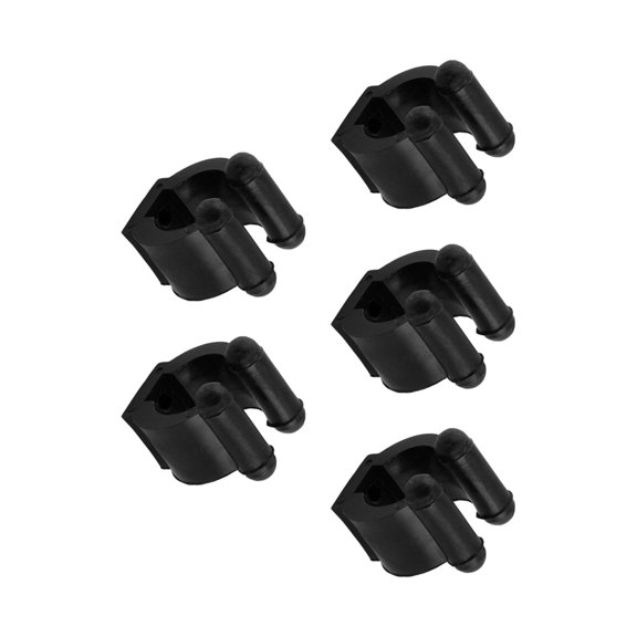 5Pcs Portable Fishing Rod Clip Fishing Poles Storage Rack Clamps Holder Billiards Snookers Cue Locating Clip Holder