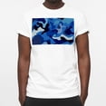 thumbnail image 3 of Tshirts Shirts for Men,Tshirts Shirts for Women,Classic Blue Sea Camouflage,2XL, 3 of 5