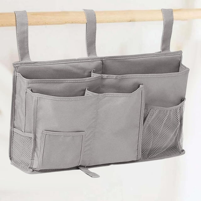 Organizador con 8 bolsillos DYNWAVEMX Carrito de noche Tela Oxford Gris