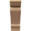 thumbnail image 2 of 2"W x 4"D x 6"H Classic Mayflower Rough Cedar Woodgrain TimberThane Corbel, Primed Tan, 2 of 6