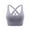 Gray, variant on Odeerbi Sports Bras for Women Racerback Bras Yoga Solid Sleeveless Cold Shoulder 2025 Casual Tanks Blouse Tops Intimates Blue