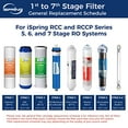 thumbnail image 4 of iSpring F9K 1-Year Filter Replacement Supply Set for 6-Stage Reverse Osmosis Water Filtration Systems, 9-Piece, 4 of 7
