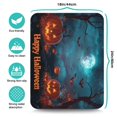 thumbnail image 5 of Dish Drying Mat Happy Halloween Spooky Pumpkin Moon Kitchen Drying Mat Absorbent Heat Resistant 18x24 Inch Dishes Plate Glass Dry Draining Pad for Halloween Accessories Countertops, 5 of 7