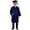 0-Dark Blue217, variant on Big Boy Graduation Cap and Gown Set Breathable Lightweight School Ceremony Outfit