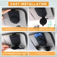thumbnail image 5 of 2-Pack Car Visor Sunglasses Holder - Magnetic Leather Sunglasses Holder and Ticket Holder - Car Visor Accessories, 5 of 6