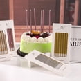 thumbnail image 4 of 6 Pcs Bougies d'Anniversaire Bougies Colorées Décoration de Gâteau, 4 of 7