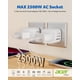 thumbnail image 2 of Adaptador de corriente Acer Universal Travel Plug para EE. UU. a Europa, 2 of 7