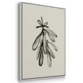 thumbnail image 3 of Mistletoe Sketch with Bows I - Framed Gallery Wrapped Holiday Canvas - 17 x 25 - White Frame, 3 of 8