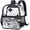 Clear, variant on Clear Mesh Backpack for Stadium Events Approved 12×12×6, Thick TPU Mini Clear Bag with Front Pocket for Concert Sport Events Work Travel,Purple