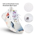thumbnail image 3 of Penguin Christmas Hat Walking Shoes for Men Woman Lightweight Tennis Fashion Elastic Sports Shoes Cushion Basketball Shoes, 3 of 7
