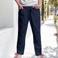 thumbnail image 5 of CPNG Kids Teenagers Boys Straight Dress Pants for Wedding School Formal Uniforms Pants Long Trousers Straight Leg Pants(Navy,12-13 Years), 5 of 8
