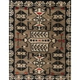 thumbnail image 1 of Ahgly Company Machine Washable Indoor Rectangle Abstract Tiger Orange Brown Area Rugs, 8' x 10', 1 of 1
