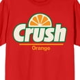 thumbnail image 2 of Crush Orange Soda Logo Crew Neck Short Sleeve Red Women's T-shirt-Medium, 2 of 3
