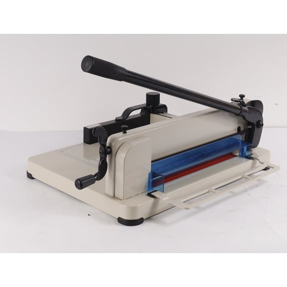 Paper Slicer Heavy-Duty Guillotine Paper Cutter, Paper Cutter with HHS Blade, 400 Sheet Capacity, Trimmers Cards Leather