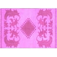 thumbnail image 1 of Ahgly Company Indoor Rectangle Abstract Purple Modern Area Rugs, 4' x 6', 1 of 4