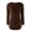 Coffee, variant on kaondbfi Sweaters for Graceful Women Casual Solid Long Sleeve Jumper Sweaters Blouse CO S Womens Pullover Tops