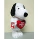 thumbnail image 1 of Snoopy de cacahuetes de 24 pulgadas con saludo de peluche de corazón rojo "Feliz día de San Valentín" DanDee 10291971, 1 of 2