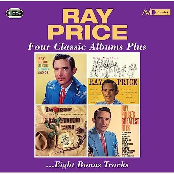 Ray Price Four Classic Albums Plus (CD) Album