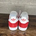 thumbnail image 3 of Ad-id-as Originals Gazelle Scarlet Red White Mens Casual Sneakers S76228 Sz 9.5, 3 of 6